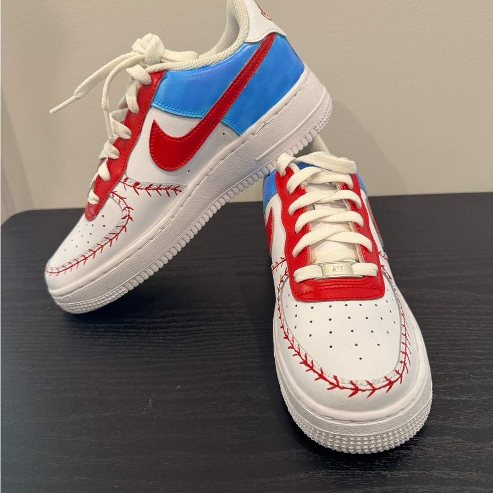 Custom Trash Panda Nike Air Force 1 W Sz 7.5/ Y6 - Picture 10 of 11